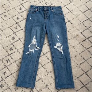 Wild fable high rise straight ankle jeans
